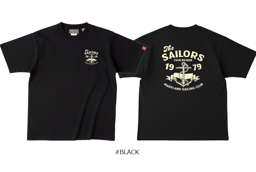 BILLVAN Ķ�إӡ����������� The SAILORS USA���åȥ� ȾµT����� ���ᥫ��