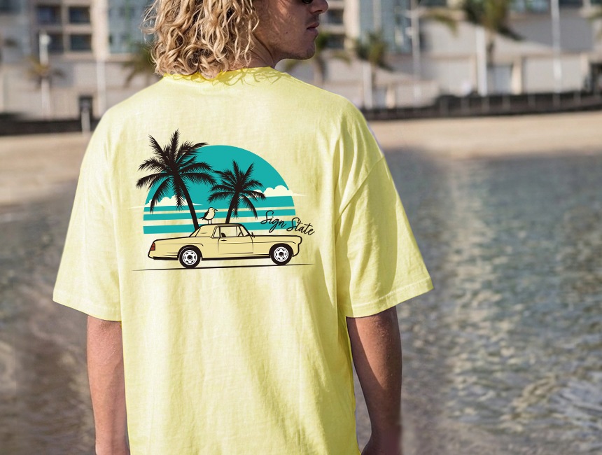 SIGN STATE Sunset Drive �Хå��ץ��� T����� ���ᥫ�� ������