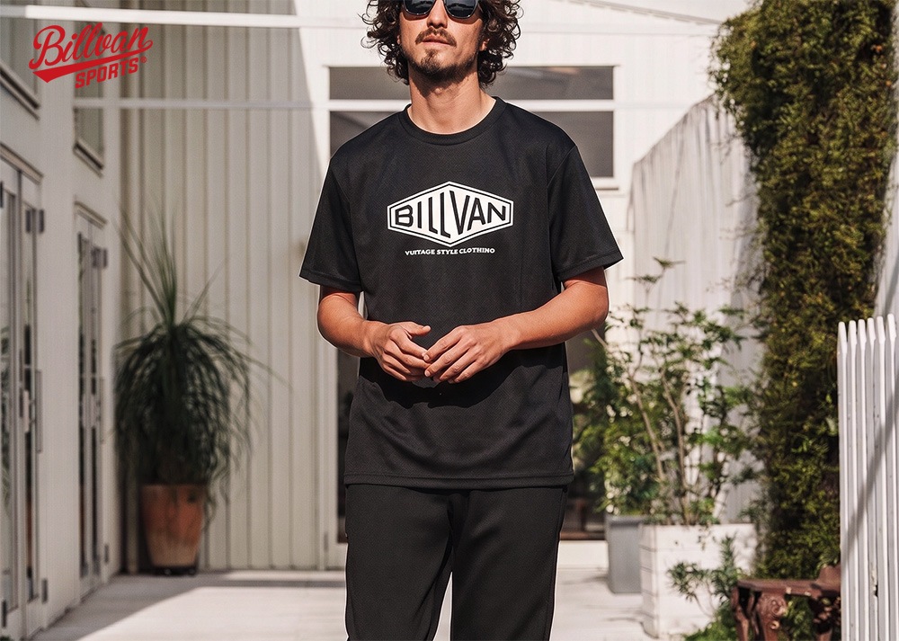BILLVAN SPORTS �ӥ�Х� ��������� �ۿ�®�����ᥫ��DRY T����� ���˥� ���ݡ��� �����ȥɥ�