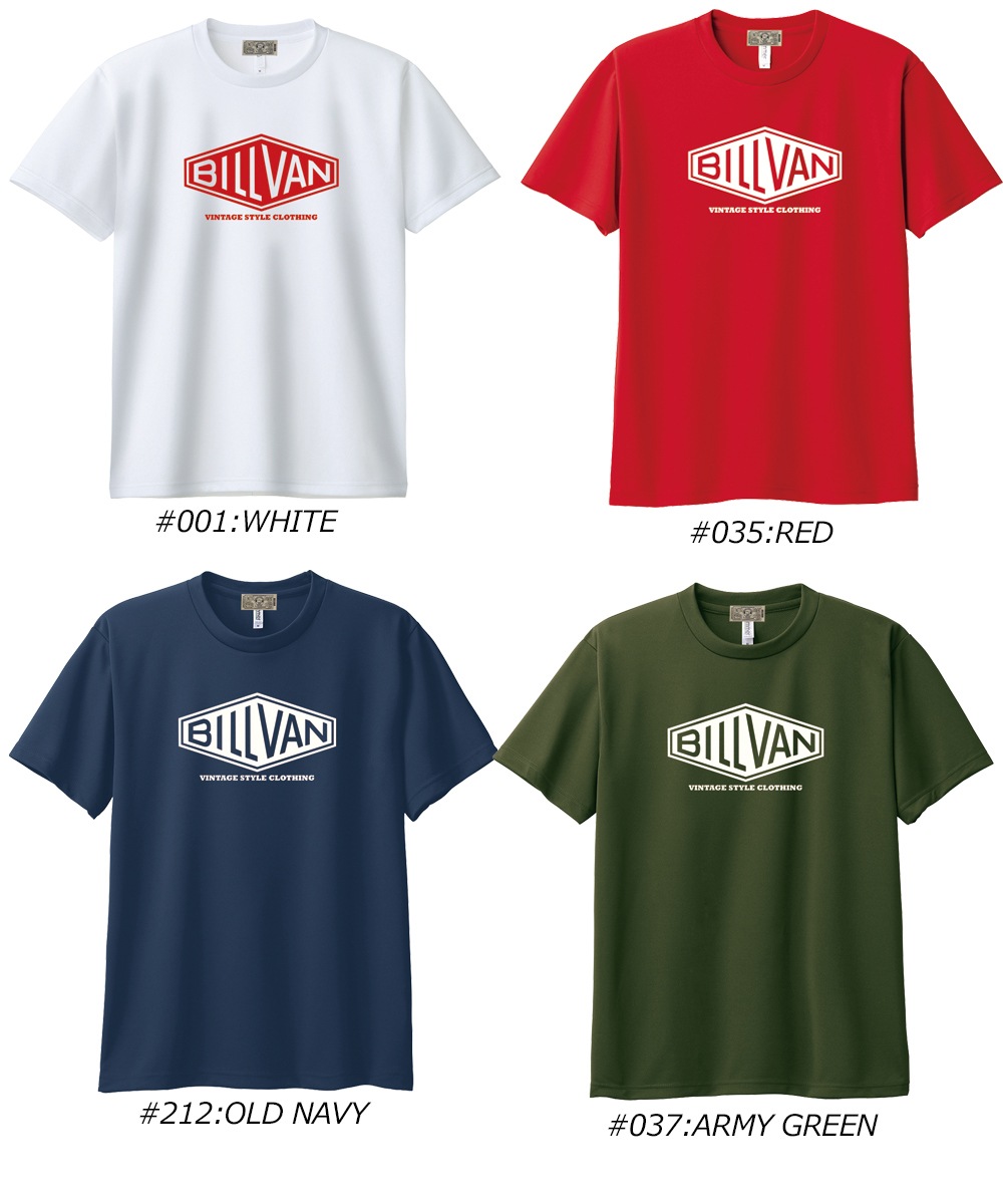 BILLVAN SPORTS �ӥ�Х� ��������� �ۿ�®�����ᥫ��DRY T����� ���˥� ���ݡ��� �����ȥɥ�