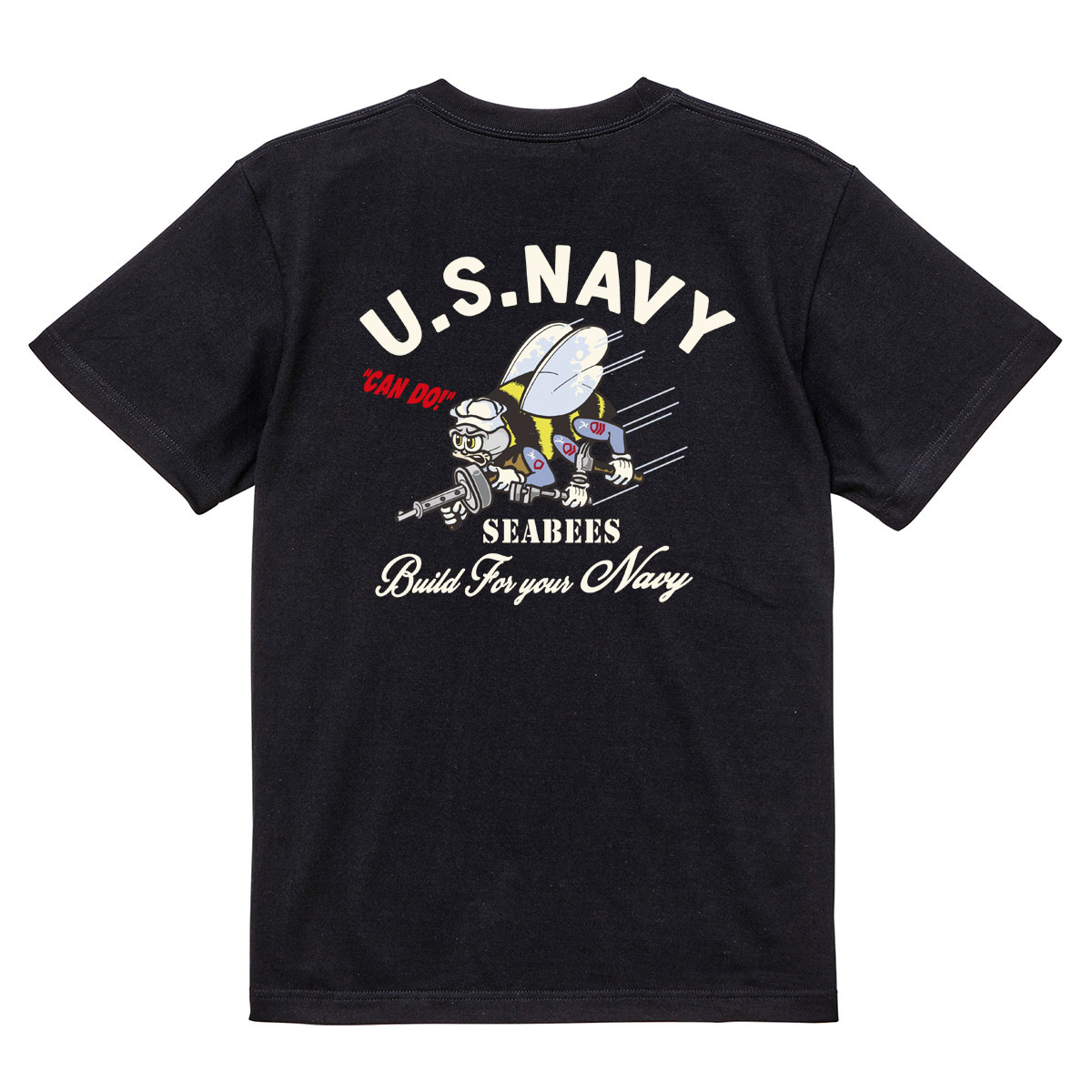 BILLVAN ߥ꥿꡼ SEABEES U.S NAVY ȾµT ᥫ