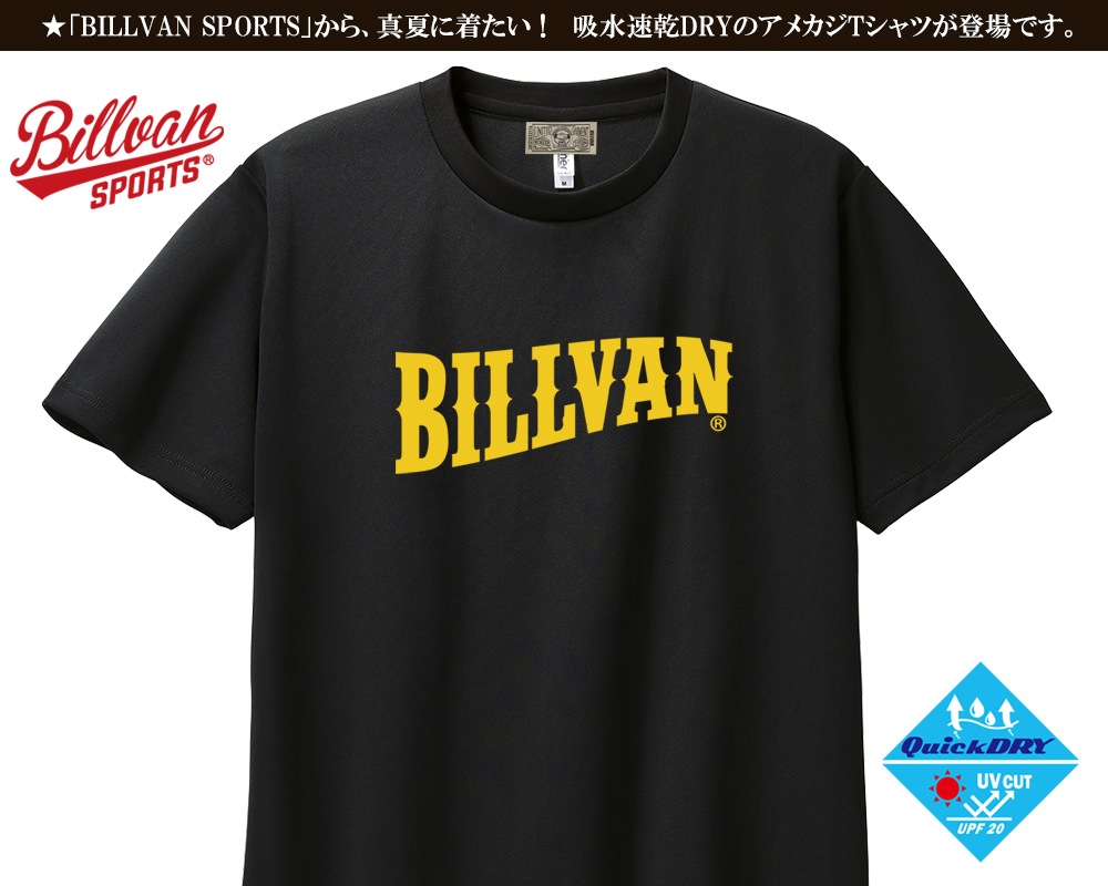 BILLVAN SPORTS BILLVAN�����å����� �ۿ�®�����ᥫ��DRY T����� ���˥� ���ݡ��� �����ȥɥ�