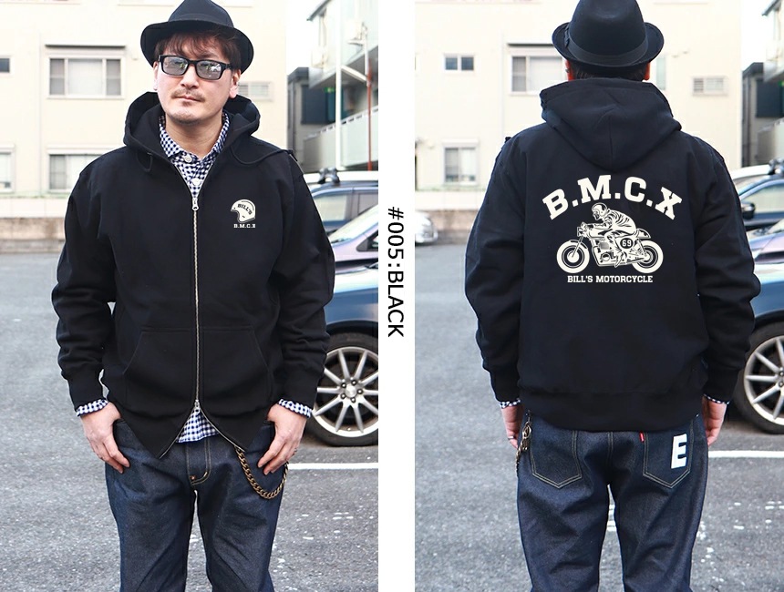 BILLVAN B.M.C.X �Х��������ץ��� ΢���ӥإӡ��������å� ZIP�ѡ����� �ӥ�Х� ���ᥫ��