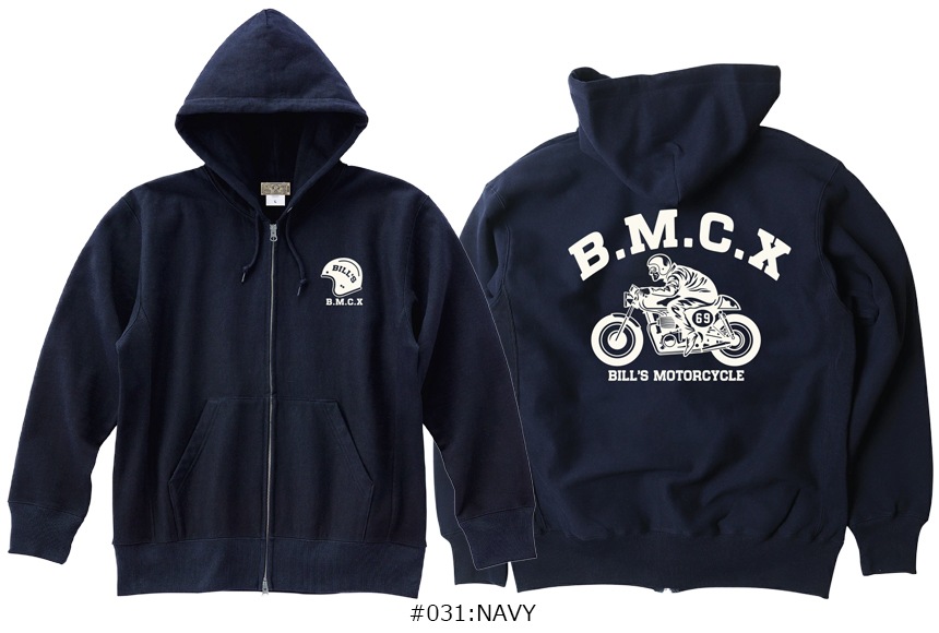 BILLVAN B.M.C.X �Х��������ץ��� ΢���ӥإӡ��������å� ZIP�ѡ����� �ӥ�Х� ���ᥫ��