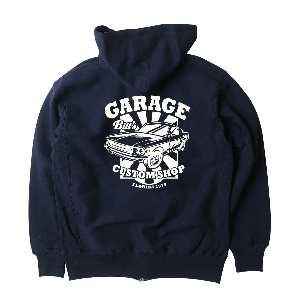 BILLVAN Bill's GARAGE CUSTOM SHOP ΢���ӥإӡ��������å� ZIP�ѡ����� �ӥ�Х� ���ᥫ��