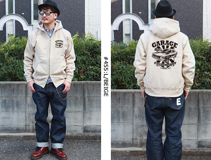 BILLVAN Bill's GARAGE CUSTOM SHOP ΢���ӥإӡ��������å� ZIP�ѡ����� �ӥ�Х� ���ᥫ��