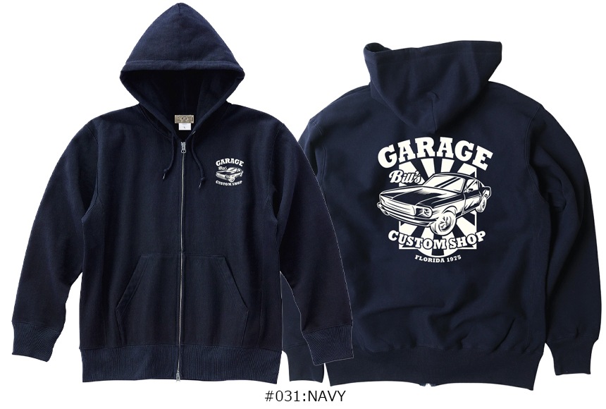 BILLVAN Bill's GARAGE CUSTOM SHOP ΢���ӥإӡ��������å� ZIP�ѡ����� �ӥ�Х� ���ᥫ��