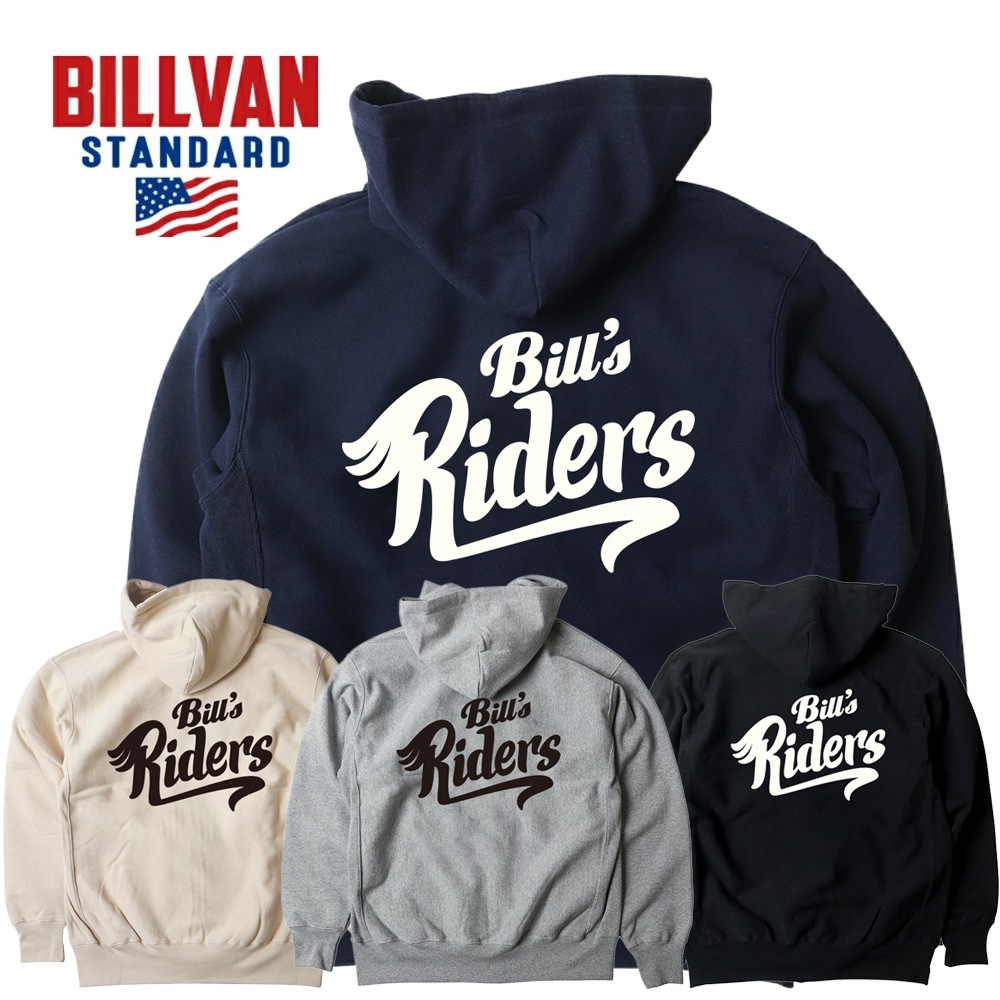 BILLVAN Bill's Riders �Х��������ץ��� ΢���ӥإӡ��������å� ZIP�ѡ����� �ӥ�Х� ���ᥫ��