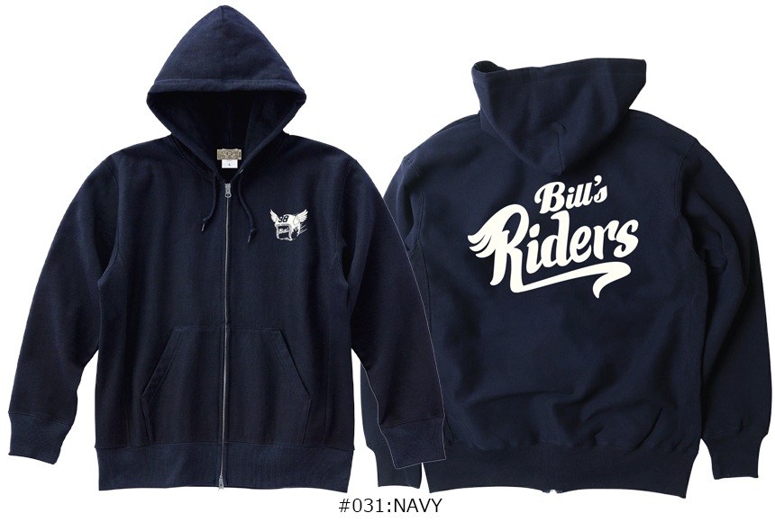 BILLVAN Bill's Riders �Х��������ץ��� ΢���ӥإӡ��������å� ZIP�ѡ����� �ӥ�Х� ���ᥫ��
