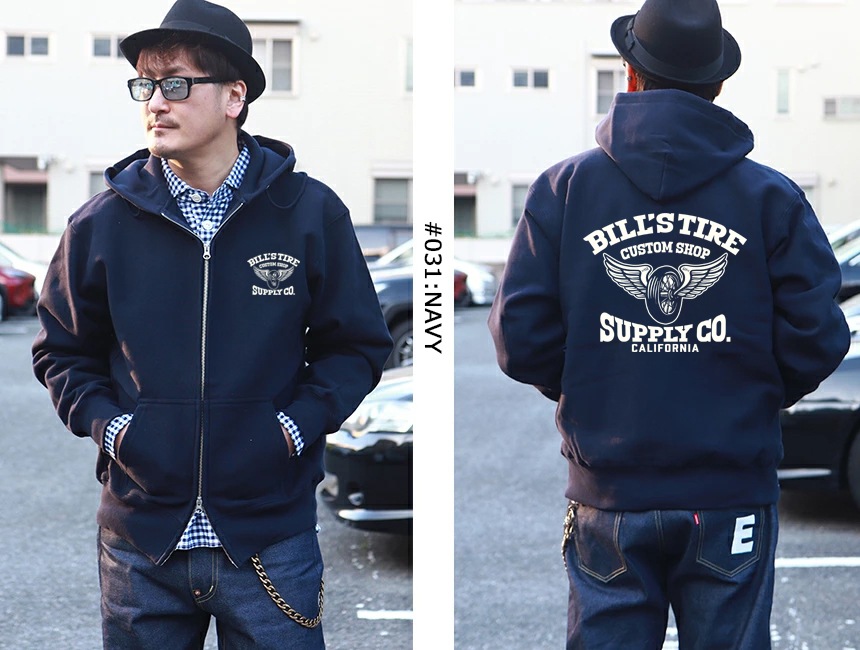 BILLVAN BILL��S TIRE SUPPLY CO. ΢���ӥإӡ��������å� ZIP�ѡ����� �ӥ�Х� ���ᥫ��