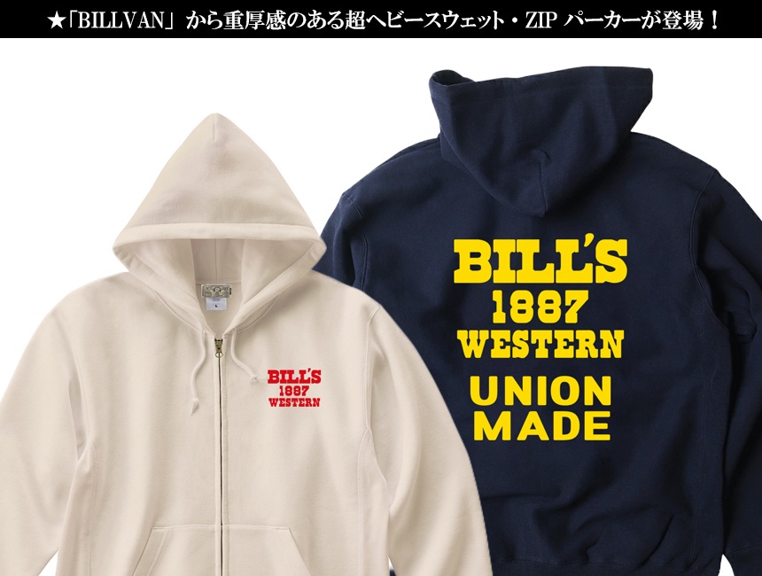 ��SALE�ۡ���ʪ���ꥢ��󥹡�BILLVAN BILL��S 1887 WESTERN ΢���ӥإӡ��������å� ZIP�ѡ����� �ӥ�Х� ���ᥫ��