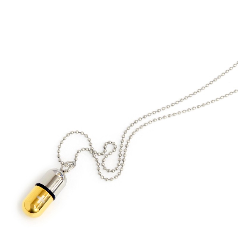 売れ済 ロケットスカイ アクセサリートップ ペンダントトップ サージカルステンレス クロス模様入りカプセル型の