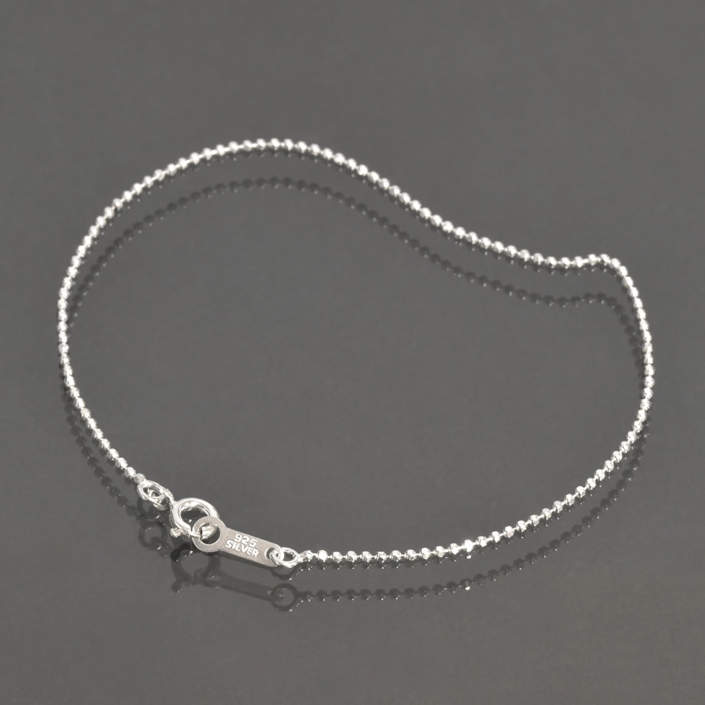 �֥쥹��å� �������� ����С�925 ���åȥܡ���������� ��1.2mm Ĺ��18cm�ú� �� Silver ���������꡼ ��ǥ����� ���