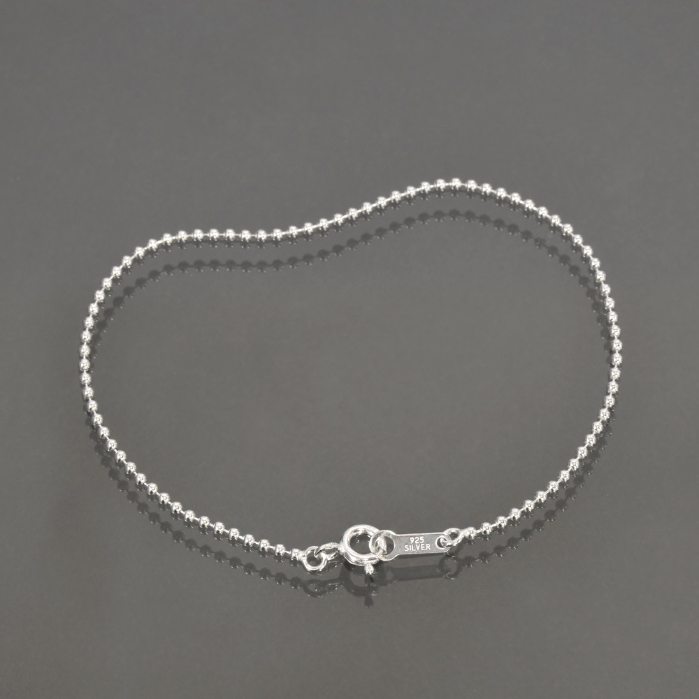 �֥쥹��å� �������� ����С�925 �ܡ���������� ��1.5mm Ĺ��17cm�ú� �� Silver ���������꡼ ��ǥ����� ���