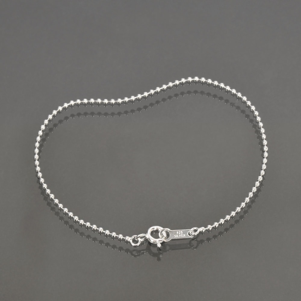 �֥쥹��å� �������� ����С�925 �ܡ���������� ��1.5mm Ĺ��18cm�ú� �� Silver ���������꡼ ��ǥ����� ���