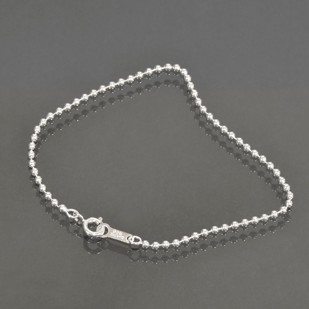 �֥쥹��å� �������� ����С�925 �ܡ���������� ��2.0mm Ĺ��18cm�ú� �� Silver ���������꡼ ��ǥ����� ���