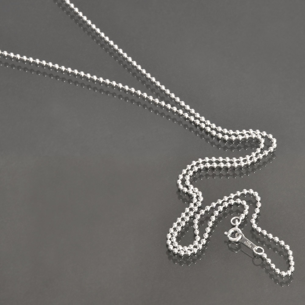 �ͥå��쥹 �������� ����С�925 �ܡ���������� ��2.0mm Ĺ��45cm�åͥå��쥹�������� ��������ͥå��쥹 ��������Τ� ���� �� �� Silver ���������꡼ ��ǥ����� ���