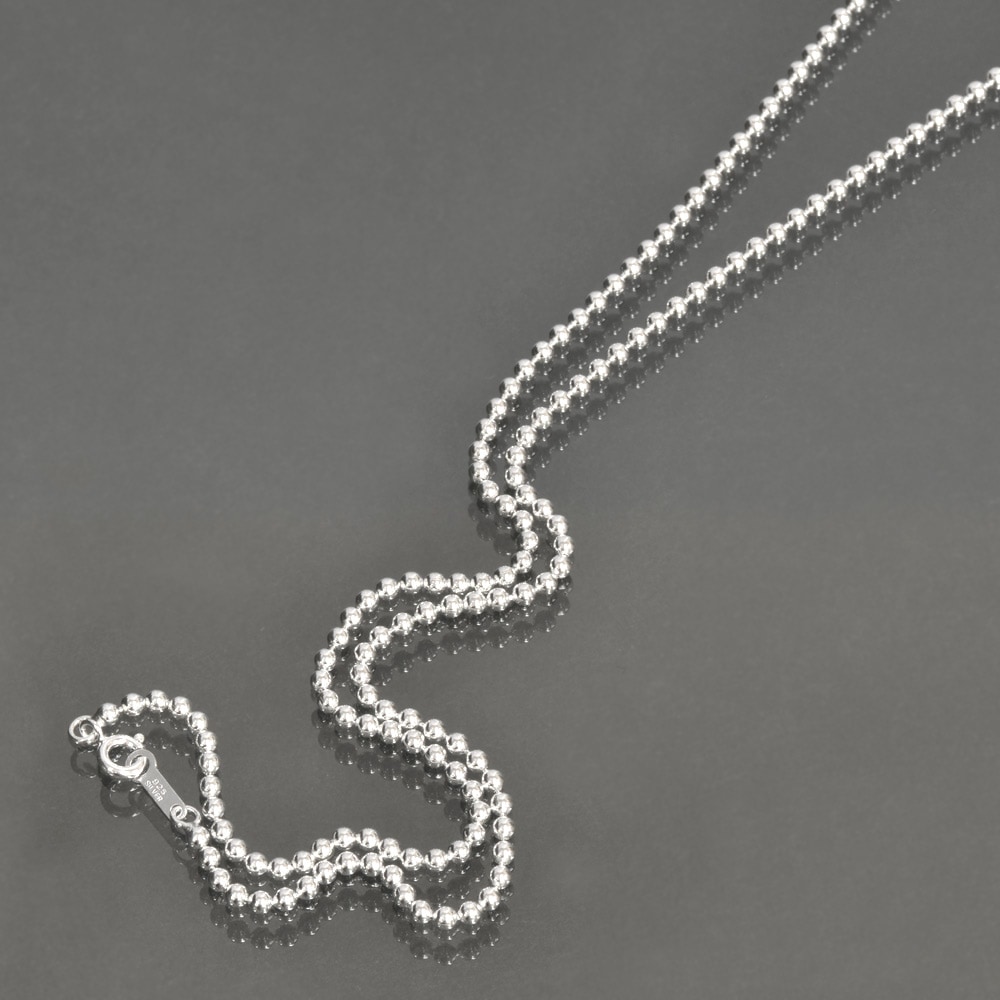 ͥå쥹  С925 ܡ 2.5mm Ĺ38cmú  Silver ꡼ ǥ 