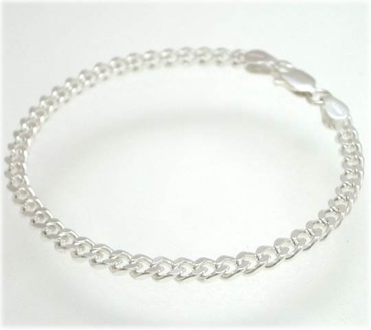 �֥쥹��å� �������� ����С�925 2�̥��åȴ�ʿ�������� ��3.7mm Ĺ��18cm�ú� �� Silver ���������꡼ ��ǥ����� ���