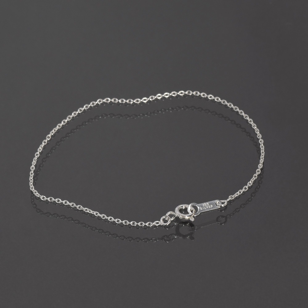 �֥쥹��å� �������� ����С�925 ��Ʀ�������� ��1.2mm Ĺ��18cm�ú� �� Silver ���������꡼ ��ǥ����� ���