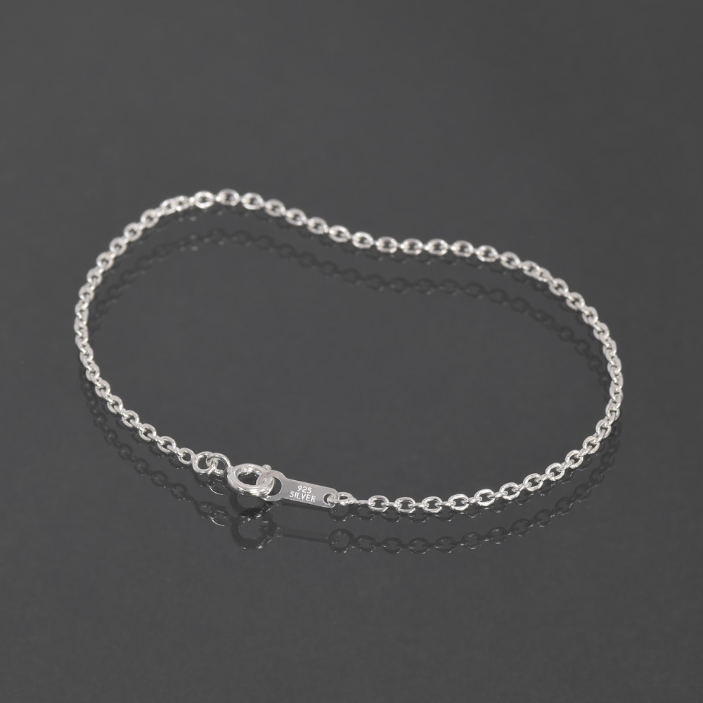 �֥쥹��å� �������� ����С�925 ��Ʀ�������� ��1.8mm Ĺ��17cm�ú� �� Silver ���������꡼ ��ǥ����� ���