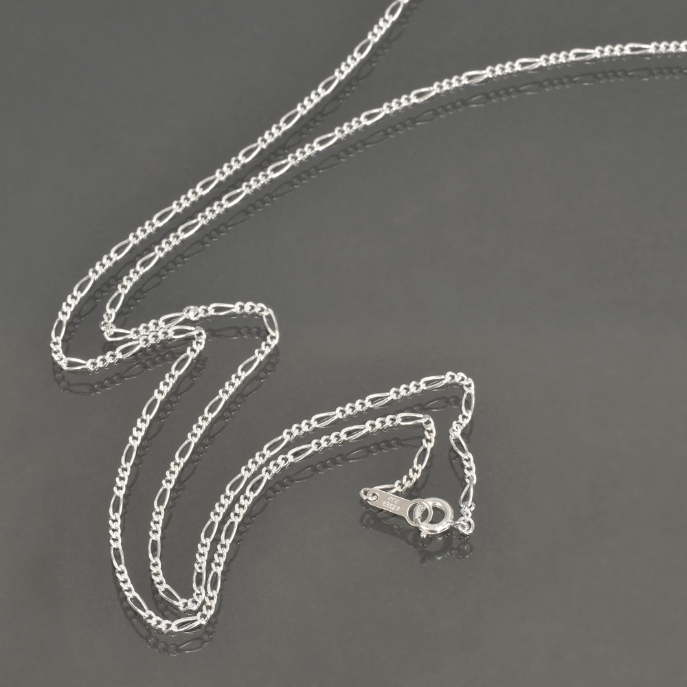 ネックレス チェーン シルバー925 フィガロチェーン 幅1.8mm 長さ60cm