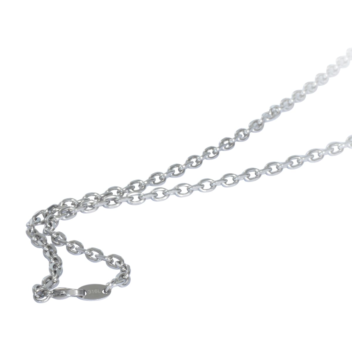 �ͥå��쥹 �������� ���������륹�ƥ�쥹 316L 4�̥��åȾ�Ʀ�������� ��3.9mm Ĺ��40cm�ú� ���ƥ�쥹 ���������꡼ ��ǥ����� ���