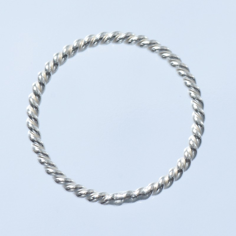 1個売り】 丸カン シルバー925 丸環 口閉じ ロー付け 線径0.8mm 直径