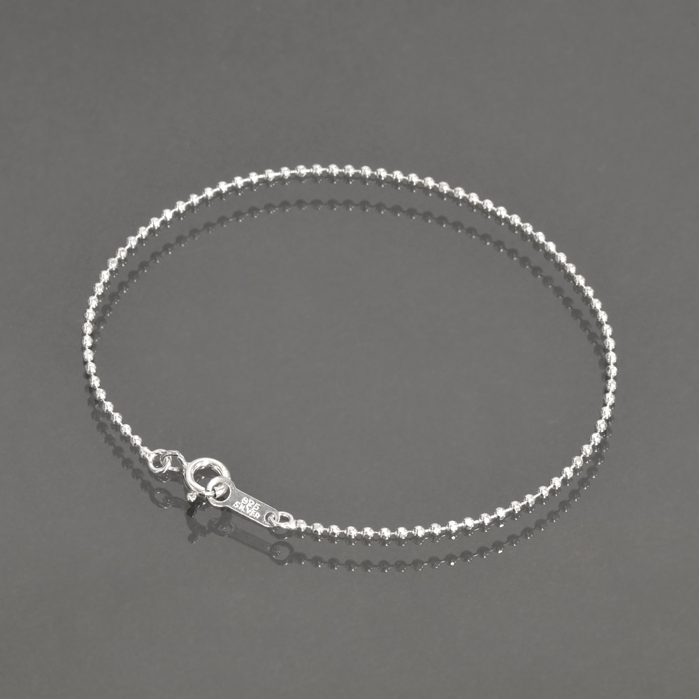 �֥쥹��å� �������� ����С�925 ���åȥܡ���������� ��1.5mm Ĺ��17cm�ú� �� Silver ���������꡼ ��ǥ����� ���