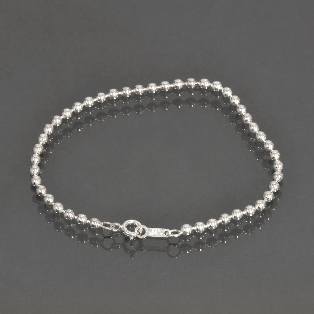 �֥쥹��å� �������� ����С�925 �ܡ���������� ��3.0mm Ĺ��17cm�ú� �� Silver ���������꡼ ��ǥ����� ���