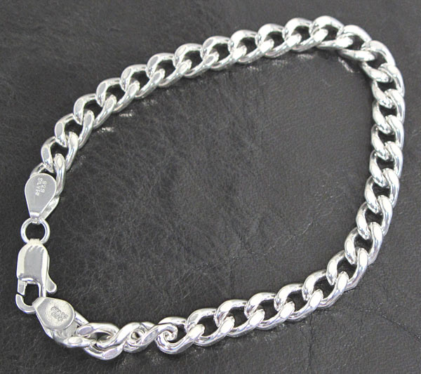 �֥쥹��å� �������� ����С�925 2�̥��åȴ�ʿ�������� ��6.1mm Ĺ��18cm�ú� �� Silver ���������꡼ ���