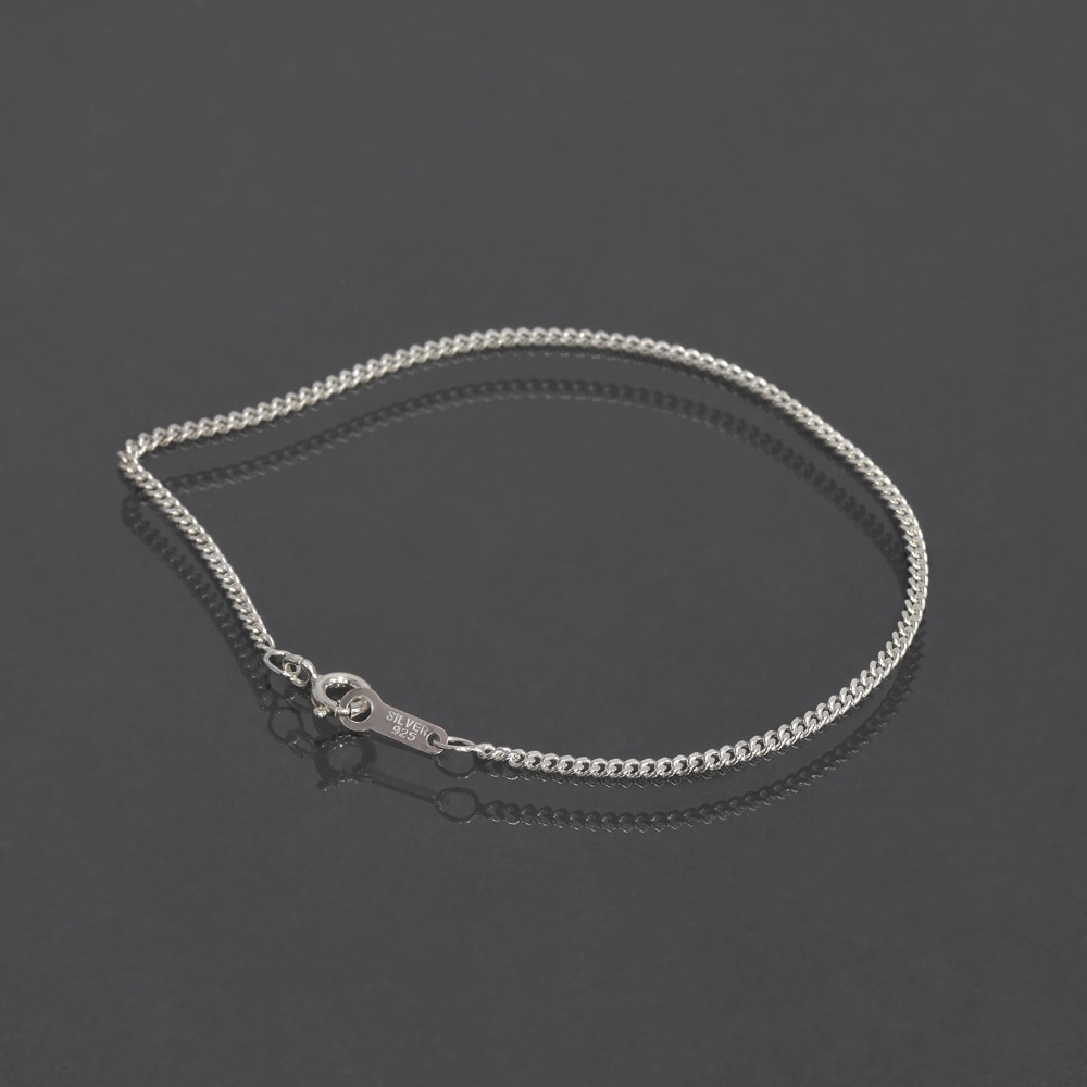 �֥쥹��å� �������� ����С�925 2�̥��åȴ�ʿ�������� ��1.7mm Ĺ��17cm�ú� �� Silver ���������꡼ ��ǥ����� ���
