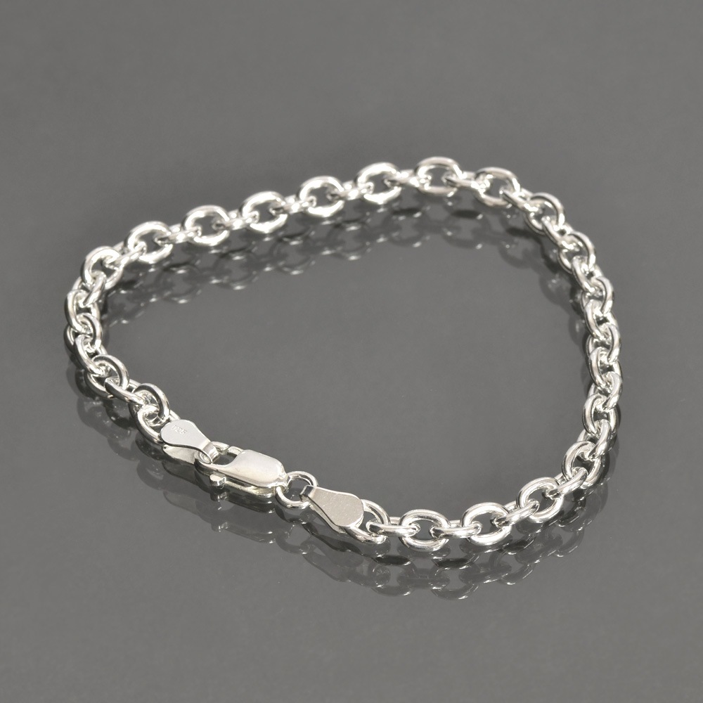 �֥쥹��å� �������� ����С�925 ��Ʀ�������� ��4.5mm Ĺ��17cm�ú� �� Silver ���������꡼ ��ǥ����� ���