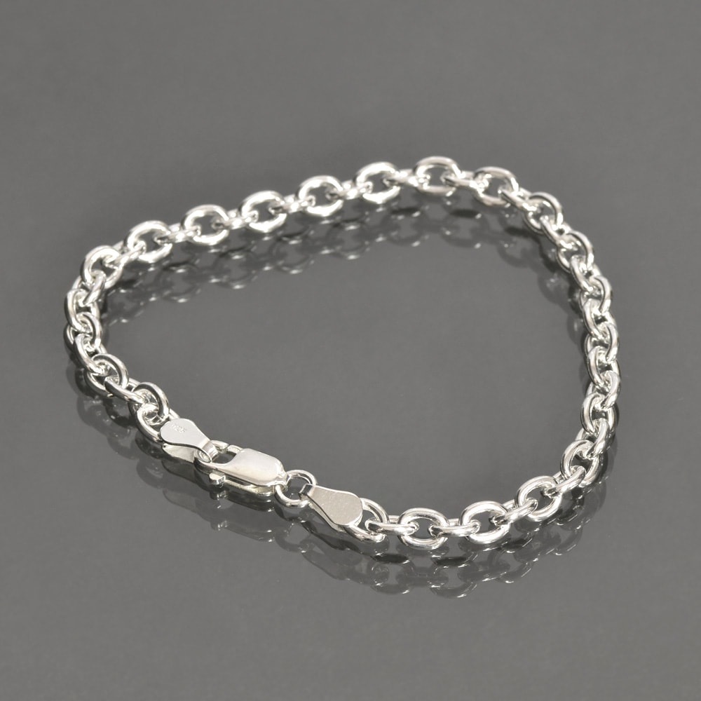 �֥쥹��å� �������� ����С�925 ��Ʀ�������� ��4.5mm Ĺ��19cm�ú� �� Silver ���������꡼ ��ǥ����� ���