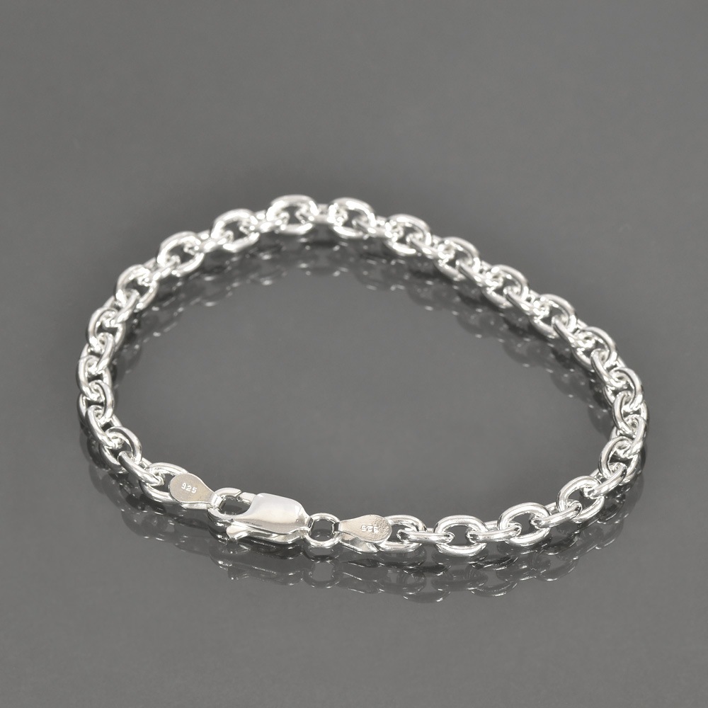 �֥쥹��å� �������� ����С�925 ��Ʀ�������� ��5.3mm Ĺ��19cm�å֥쥹��åȥ������� ��������֥쥹��å� �� �� Silver ���������꡼ ���