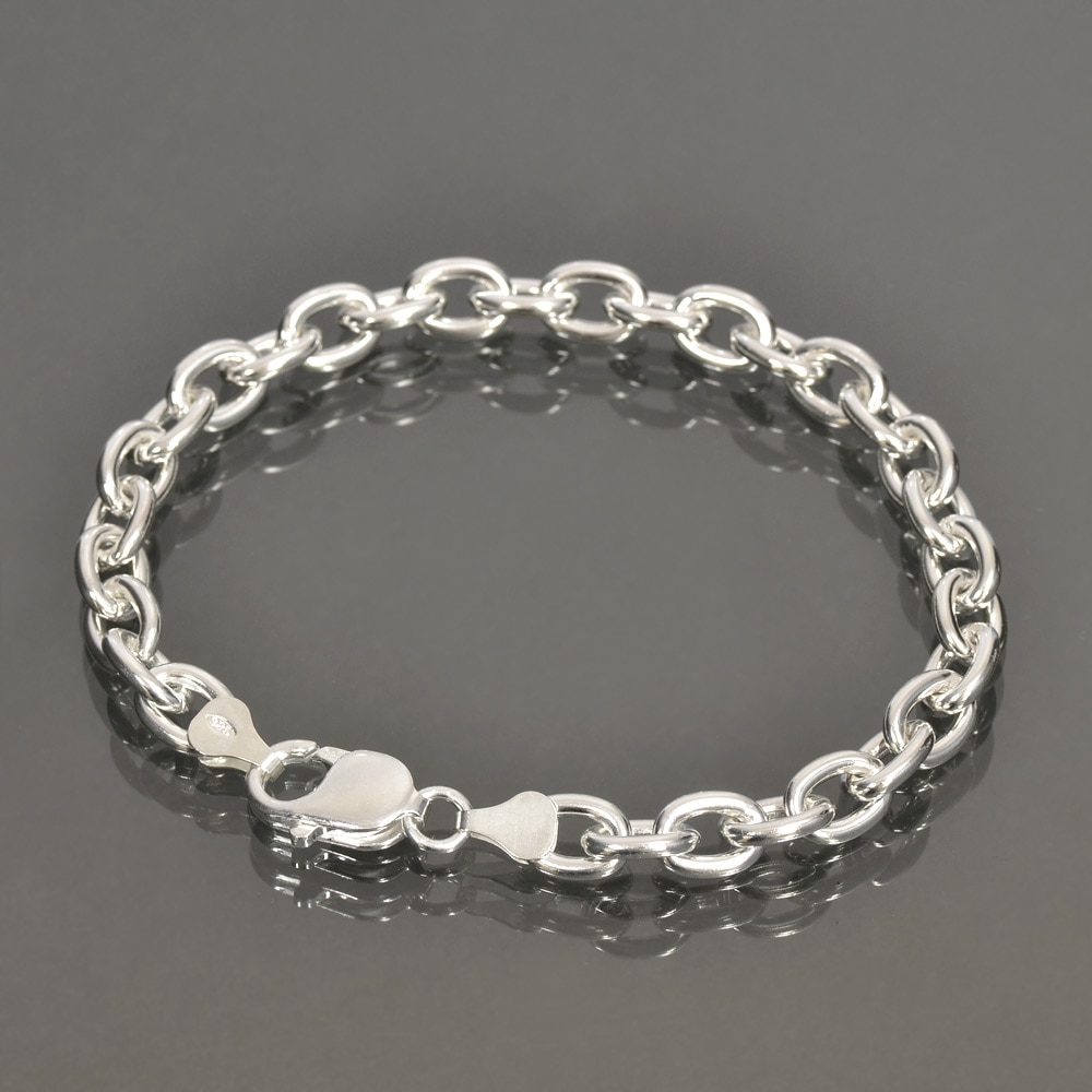 �֥쥹��å� �������� ����С�925 ��Ʀ�������� ��7.1mm Ĺ��19cm�å֥쥹��åȥ������� ��������֥쥹��å� �� �� Silver ���������꡼ ���