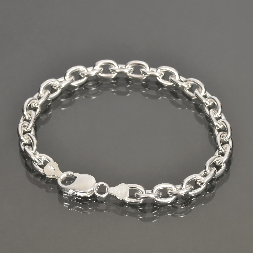 �֥쥹��å� �������� ����С�925 ��Ʀ�������� ��7.1mm Ĺ��20cm�å֥쥹��åȥ������� ��������֥쥹��å� �� �� Silver ���������꡼ ���