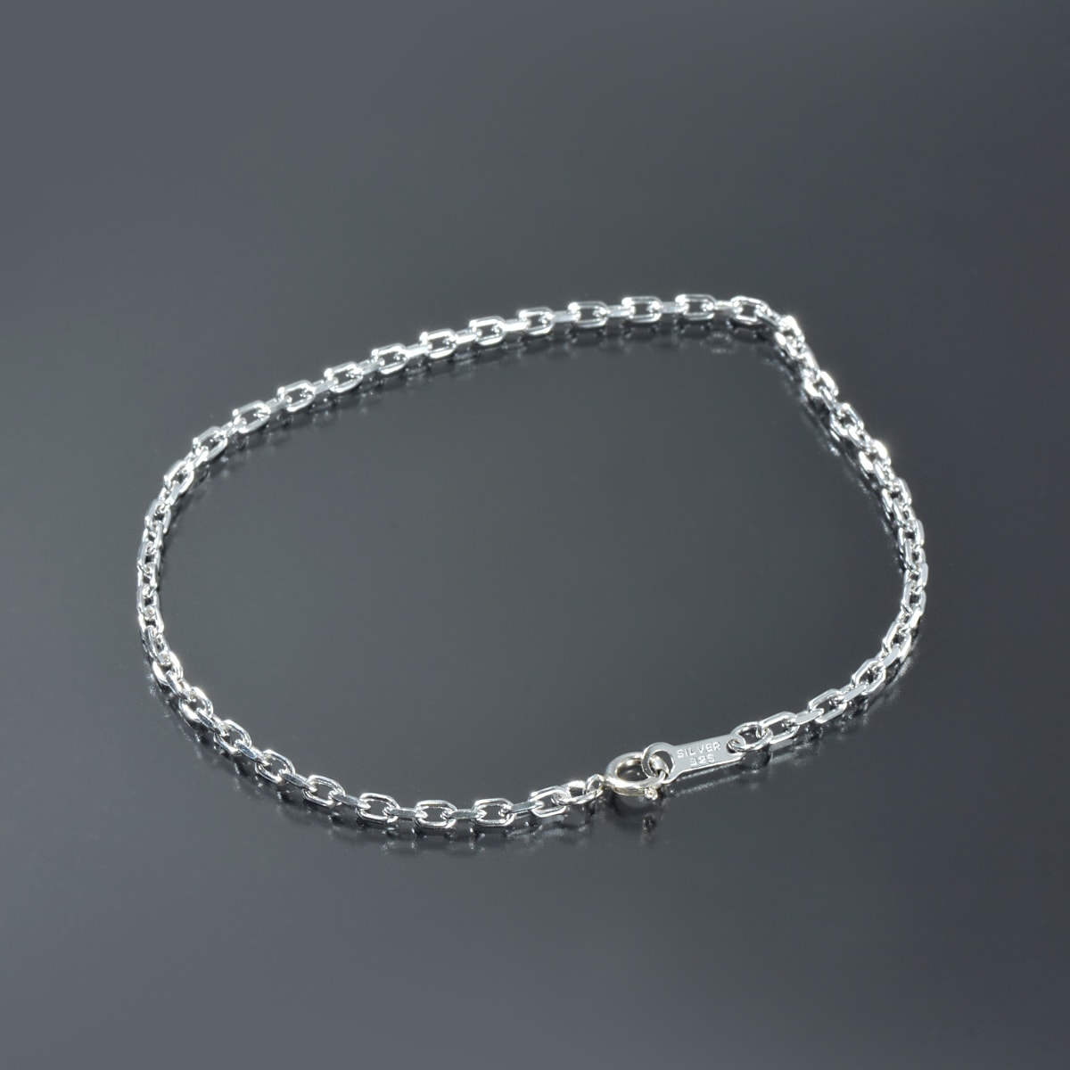 �֥쥹��å� �������� ����С�925 2�̥��åȾ�Ʀ�������� ��2.5mm Ĺ��17cm�ú� �� Silver ���������꡼ ��ǥ����� ���