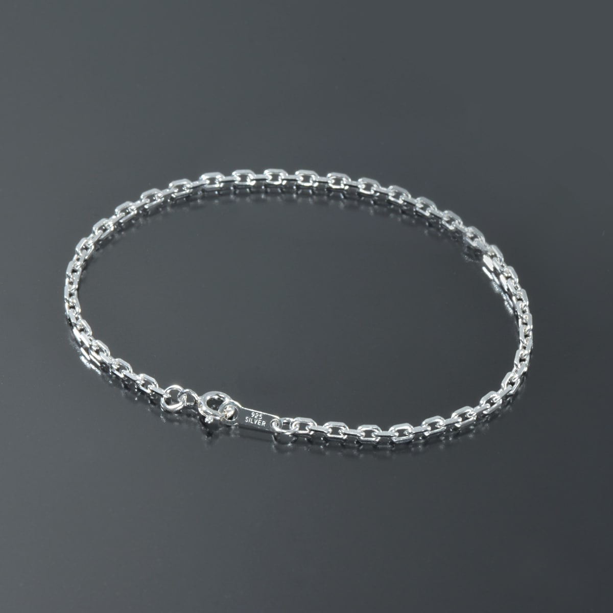 �֥쥹��å� �������� ����С�925 4�̥��åȾ�Ʀ�������� ��2.5mm Ĺ��17cm�ú� �� Silver ���������꡼ ��ǥ����� ���