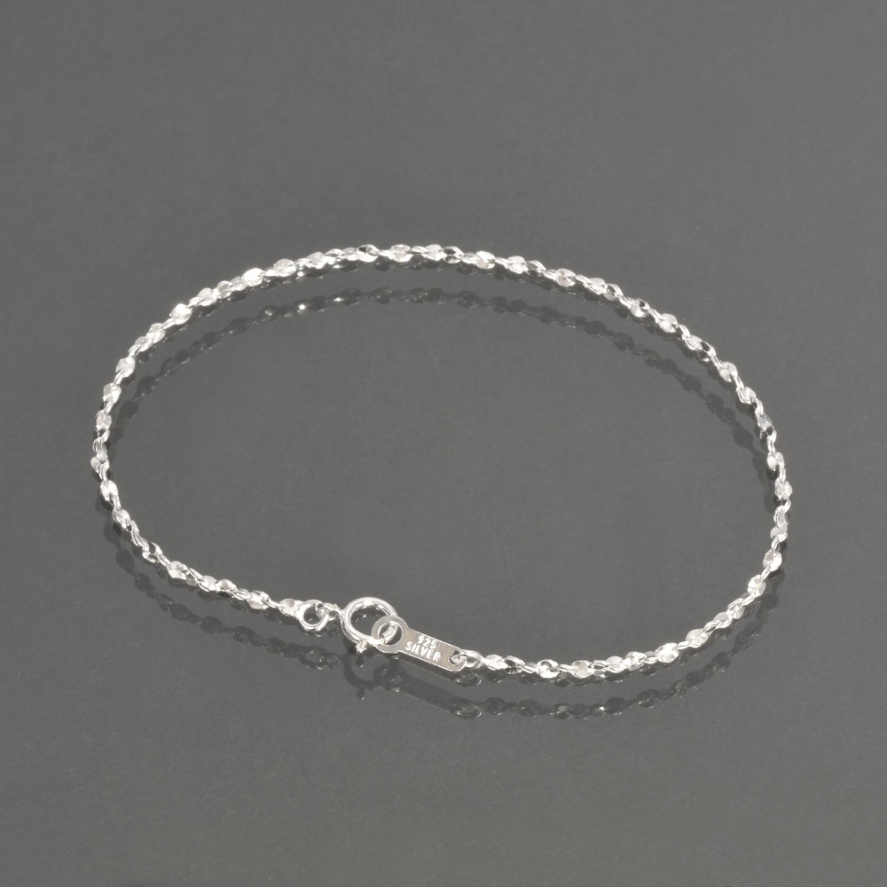 �֥쥹��å� �������� ����С�925 S���ĥ����ȥ������� ��1.65mm Ĺ��19cm�å֥쥹��åȥ������� ��������֥쥹��å� �� �� Silver ���������꡼ ��ǥ����� ���