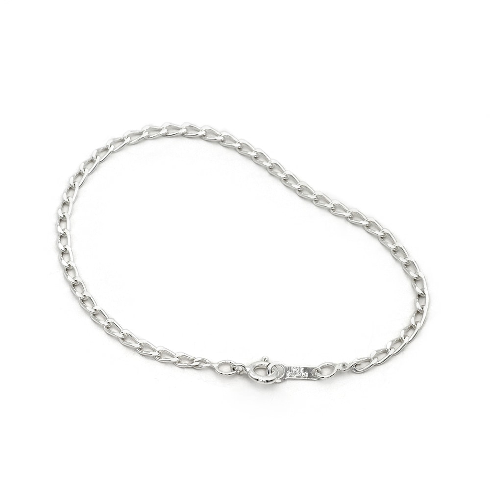 �֥쥹��å� �������� ����С�925 ���󥰴�ʿ�������� ��2.7mm Ĺ��17cm�å֥쥹��åȥ������� ��������֥쥹��å� �� �� Silver ���������꡼ ��ǥ����� ���