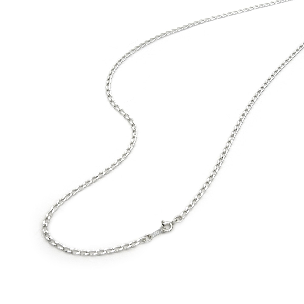 ͥå쥹  С925 󥰴ʿ 2.7mm Ĺ38cmú  Silver ꡼ ǥ 