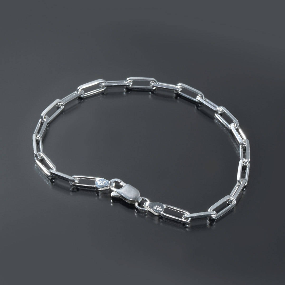 �֥쥹��å� �������� ����С�925 4�̥��åȥ��󥰾�Ʀ�������� ��5.0mm Ĺ��18cm�ú� �� Silver ���������꡼ ���