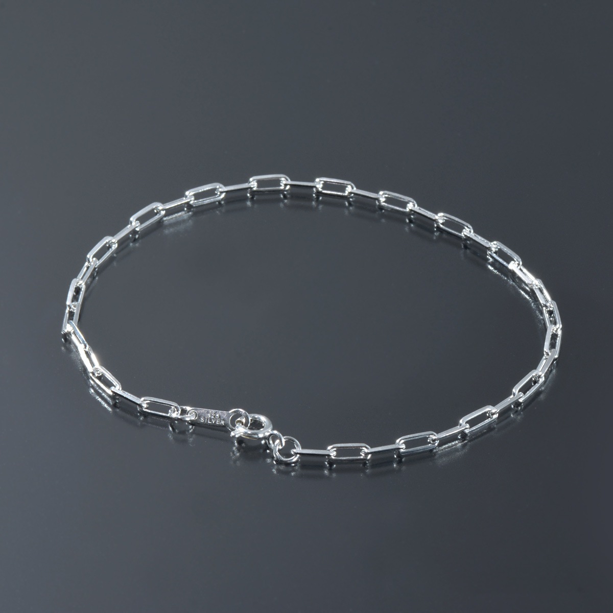 �֥쥹��å� �������� ����С�925 4�̥��åȥ��󥰾�Ʀ�������� ��2.5mm Ĺ��16cm�ú� �� Silver ���������꡼ ��ǥ����� ���
