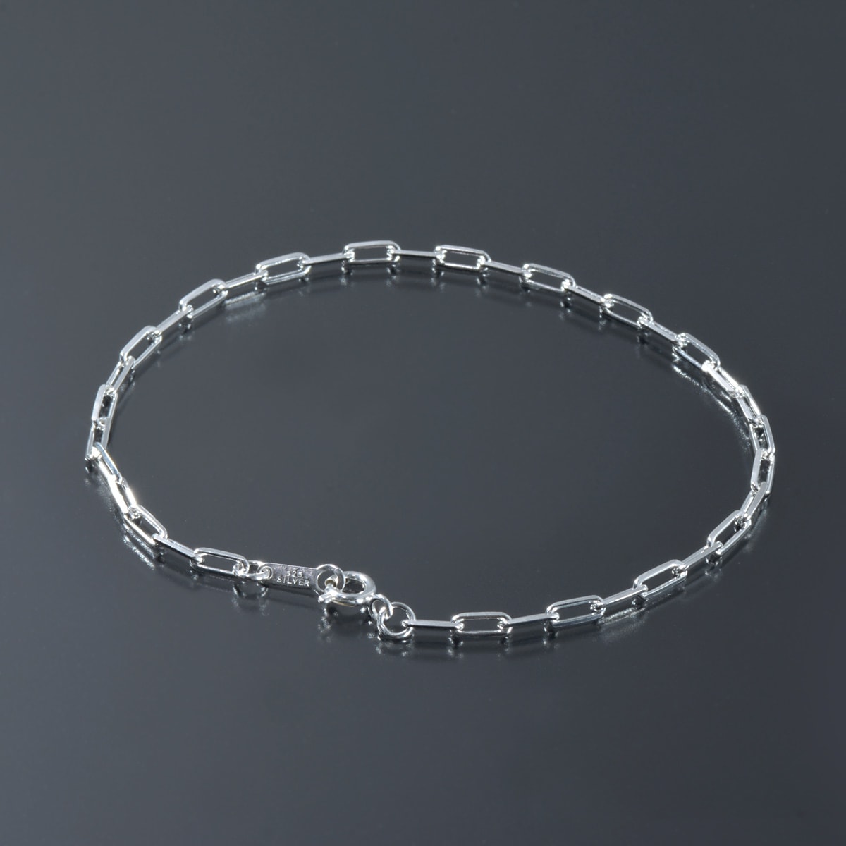 �֥쥹��å� �������� ����С�925 4�̥��åȥ��󥰾�Ʀ�������� ��2.5mm Ĺ��18cm�ú� �� Silver ���������꡼ ��ǥ����� ���