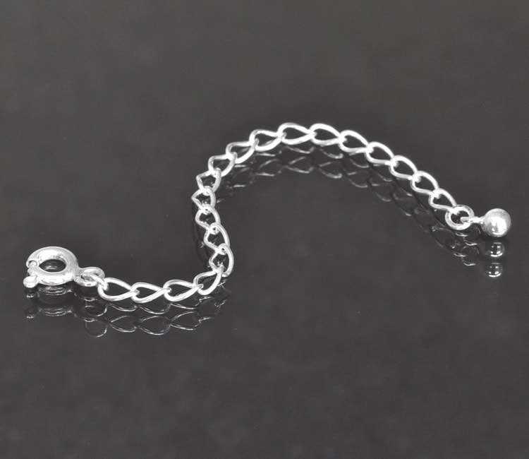 ͥå쥹ѤαĹ㥹 С925 Ӵʿʥܡ 2.7mm Ĺ7cmú  Silver ꡼ ǥ 