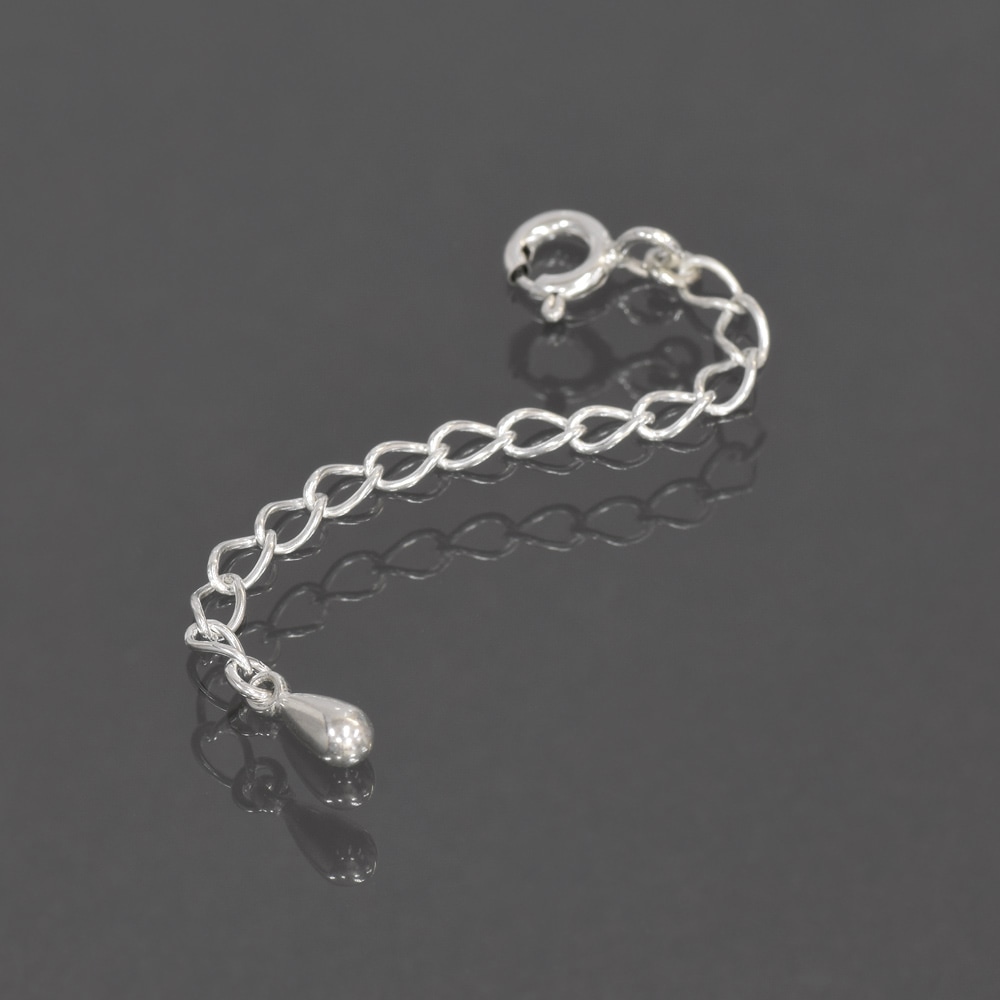 ͥå쥹ѤαĹ㥹 С925 Ӵʿʥƥɥåס 2.7mm Ĺ5cmú  Silver ꡼ ǥ 