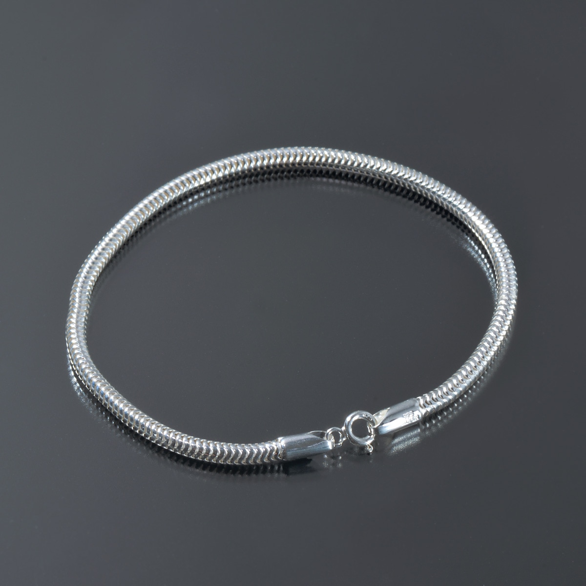 �֥쥹��å� �������� ����С�925 ���͡����������� ��3.2mm Ĺ��17cm�ú� �� Silver ���������꡼ ���