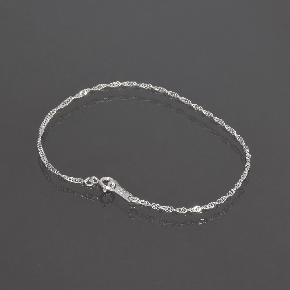 �֥쥹��å� �������� ����С�925 ������塼�������� ��1.6mm Ĺ��17cm�å֥쥹��åȥ������� ��������֥쥹��å� �� �� Silver ���������꡼ ��ǥ����� ���