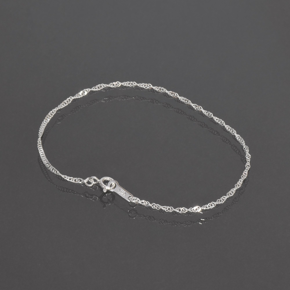 �֥쥹��å� �������� ����С�925 ������塼�������� ��1.6mm Ĺ��19cm�å֥쥹��åȥ������� ��������֥쥹��å� �� �� Silver ���������꡼ ��ǥ����� ���